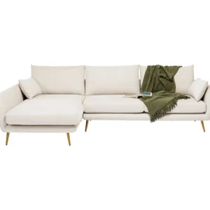 KARE Design Sofá de canto Amalfi Esquerdo Creme 275cm Hot