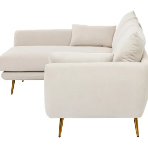 KARE Design Sofá de canto Amalfi Esquerdo Creme 275cm Hot