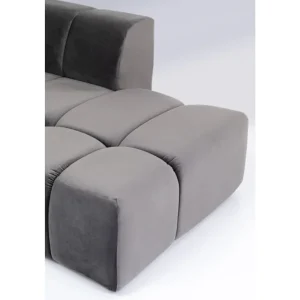 KARE Design Sofá de canto Belami direito cinzento Discount