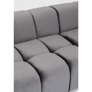 KARE Design Sofá de canto Belami direito cinzento Discount