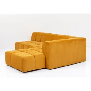 KARE Design Sofá de canto Belami direito Ocre Outlet