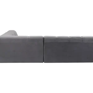KARE Design Sofá de canto Belami direito cinzento Discount