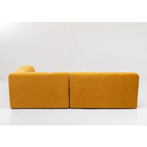 KARE Design Sofá de canto Belami direito Ocre Outlet