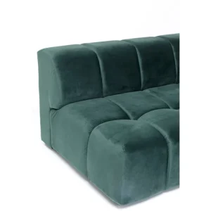 KARE Design Sofá de Canto Belami Veludo Verde escuro Lado Direito 265cm Discount