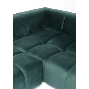 KARE Design Sofá de Canto Belami Veludo Verde escuro Lado Direito 265cm Discount