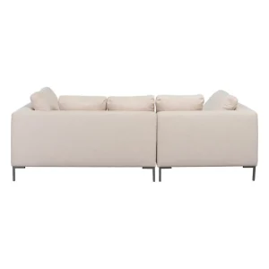 KARE Design Sofá de canto Gianna 250cm creme c/chaise à esq New
