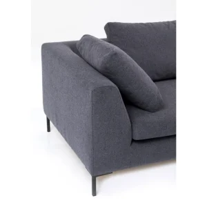 KARE Design Sofá de canto Gianni Cinzento Lado Esquerdo Outlet