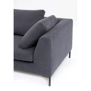 KARE Design Sofá de canto Gianni Cinzento Lado Esquerdo Outlet