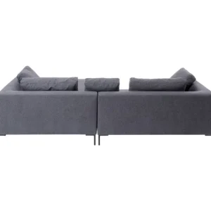 KARE Design Sofá de canto Gianni Cinzento Lado Esquerdo Outlet