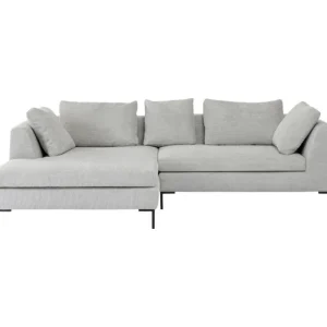 KARE Design Sofá de canto Gianni Cord Grey esquerdo Online