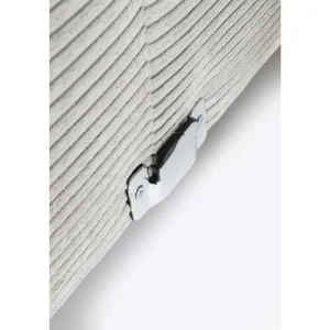 KARE Design Sofá de canto Gianni Cord Grey direito New