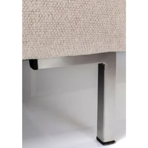 KARE Design Sofá de canto Gianni Creme Links Chrom New