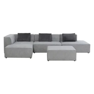 KARE Design Sofá de canto Infinity Atlanta Grey esquerdo New