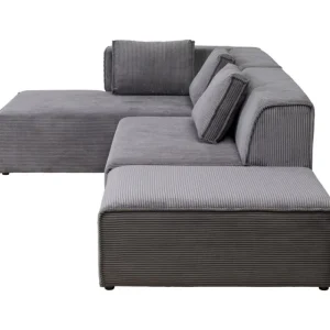 KARE Design Sofá de canto Infinity Cord cinzento esquerdo New