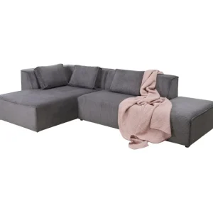 KARE Design Sofá de canto Infinity Cord cinzento esquerdo New