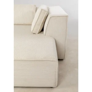 KARE Design Sofá de canto Infinity Cord Crema direito Discount