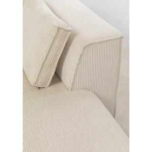 KARE Design Sofá de canto Infinity Cord Crema direito Discount