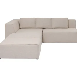 KARE Design Sofá de canto Infinity otomana creme esquerdo Sale