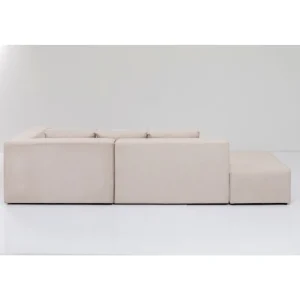 KARE Design Sofá de canto Infinity otomana creme direito Discount