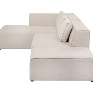 KARE Design Sofá de canto Infinity otomana creme esquerdo Sale