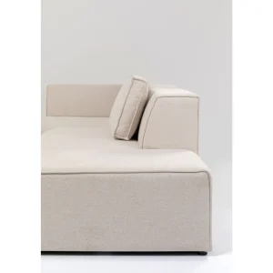 KARE Design Sofá de canto Infinity otomana creme esquerdo Sale