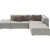 KARE Design Sofá de canto Infinity Vegas Grey 337cm Fashion