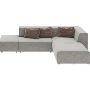 KARE Design Sofá de canto Infinity Vegas Grey 337cm Fashion