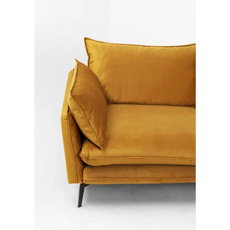 sof_de_canto_monza_chaise_1.webp KARE Design Sofá de Canto Monza Chaise à Dt.veludo Curry 296cm Discount