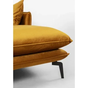 KARE Design Sofá de Canto Monza Chaise à Dt.veludo Curry 296cm Discount