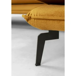KARE Design Sofá de Canto Monza Chaise à Dt.veludo Curry 296cm Discount