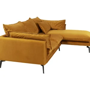 KARE Design Sofá de Canto Monza Chaise à Dt.veludo Curry 296cm Discount