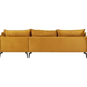 KARE Design Sofá de Canto Monza Chaise à Dt.veludo Curry 296cm Discount
