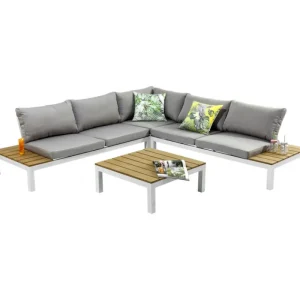 KARE Design Sofá de Exterior Holiday Branco (4-Pieces) Hot