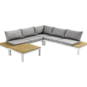 KARE Design Sofá de Exterior Holiday Branco (4-Pieces) Hot