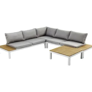 KARE Design Sofá de Exterior Holiday Branco (4-Pieces) Hot