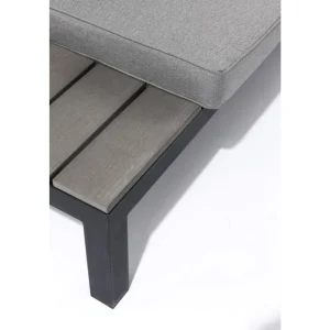 KARE Design Sofá de Exterior Holiday Preto (4 peças) Best