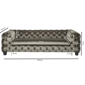 KARE Design Sofá Desire Verde 3 lug. Online