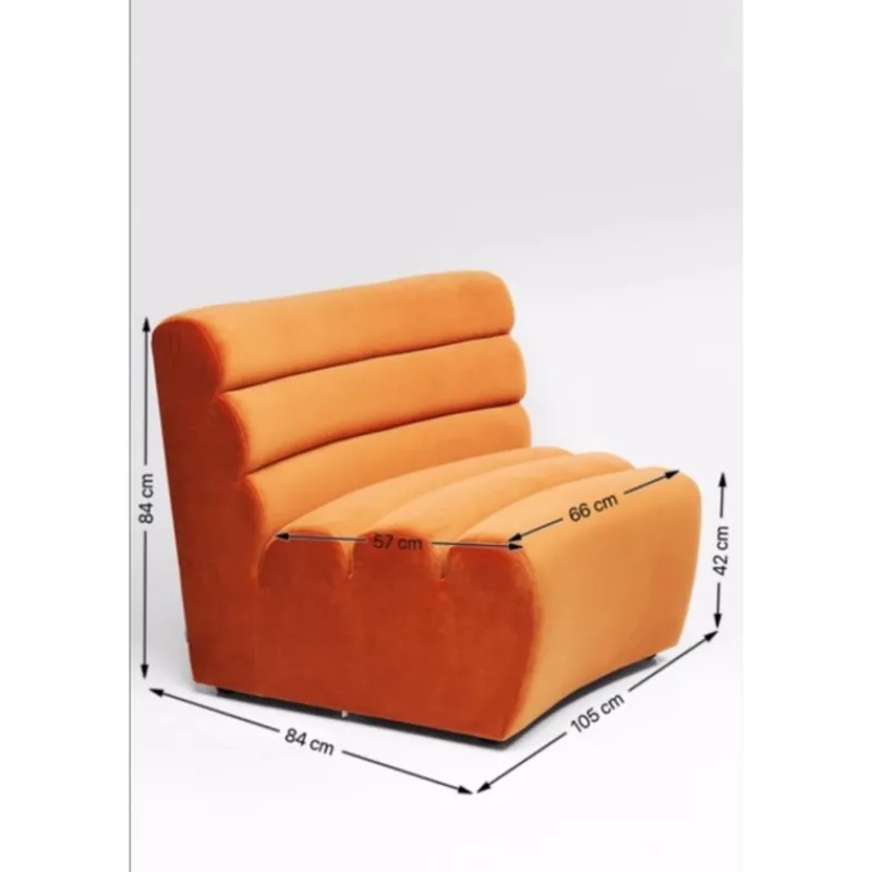 sof_element_wave_laranja_3.webp KARE Design Sofá Element Wave Laranja Best