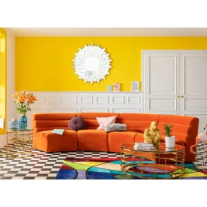 KARE Design Sofá Element Wave Laranja Best