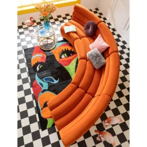 KARE Design Sofá Element Wave Laranja Best