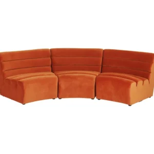 KARE Design Sofá Element Wave Laranja Best