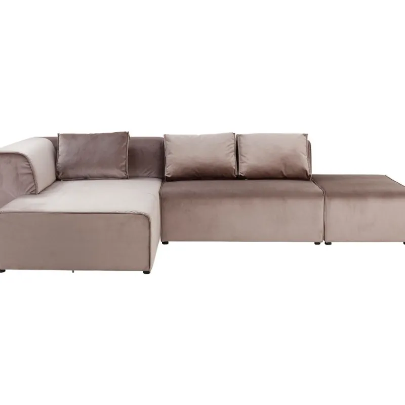 sof_infinity_c_chaise__es_0-1.webp KARE Design Sofá Infinity c/ chaise à Esq. em veludo Taupe Sale