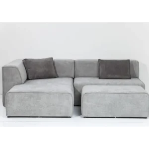 KARE Design Sofá Infinity Cinzento c/chaise à esq. Discount