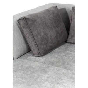 KARE Design Sofá Infinity Cinzento c/chaise à esq. Discount