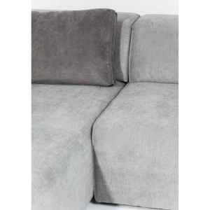 KARE Design Sofá Infinity Cinzento c/chaise à esq. Discount
