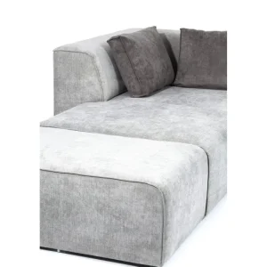 KARE Design Sofá Infinity Cinzento c/chaise à esq. Discount