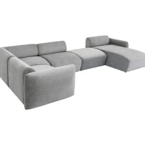 KARE Design Sofá Living Landscape 2 Lucca Cinzento Direito 328 cm Clearance