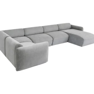 KARE Design Sofá Living Landscape 1 Lucca Cinzento Direito 328 cm New