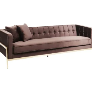 KARE Design Sofá Loft Castanho 3 lug. New