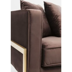 KARE Design Sofá Loft Castanho 3 lug. New